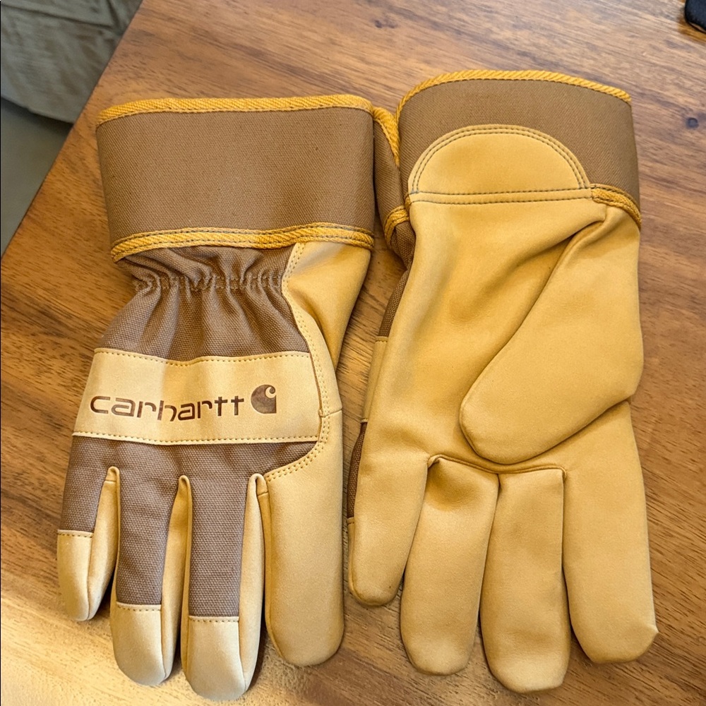 Carhartt Men's Insulated Safety Cuff Glove Tan and Brown - Picture 4 of 7